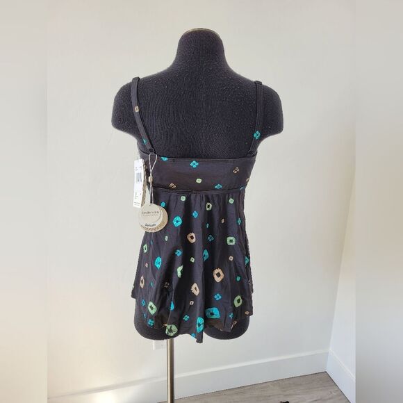 NEW Contours by Coco Reef Shapemakers Swim Top Tankini Pool Beach 34D Size 10 - Picture 8 of 9